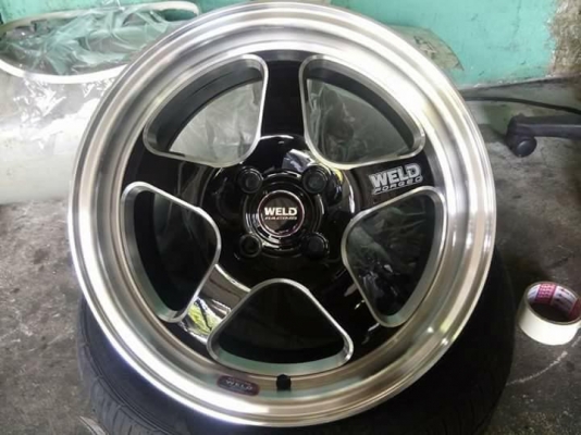 แม็กใหม่ลายเวล ขอบ 15 ราคา 8500 บาท พร้อมติดตั้ง