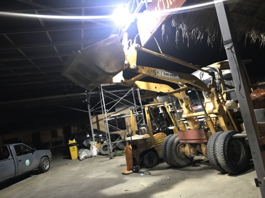 รถตักล้อยาง KOMATSU สภาพพร้อมใช้งาน มีรีวิวรอบๆคัน