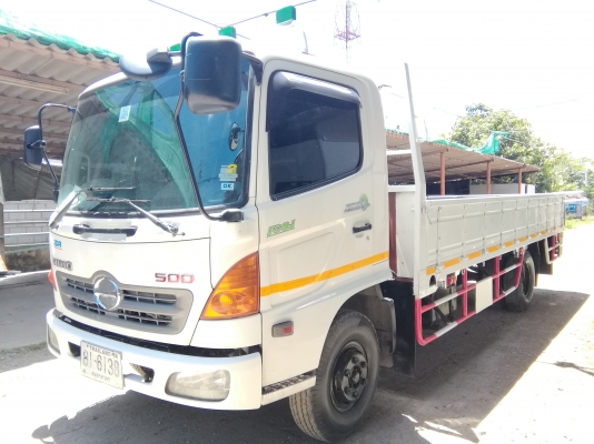 6 ล้อกลาง *Euro.3* HINO *ซีรีย์500* FC9J 150 แรงม้า คอมมอนเรว *ยาว 5.50 ม.* รถสวยเดิม+สวยจริง * รถห้