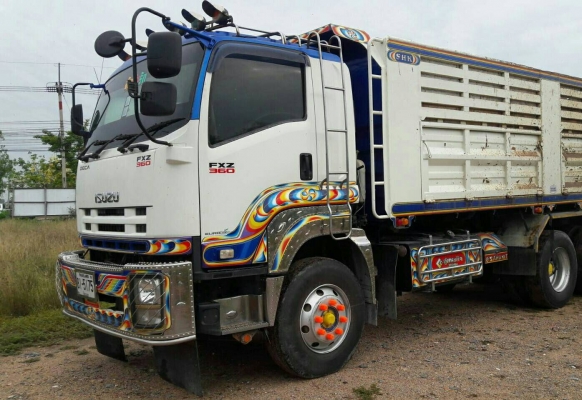 Isuzu 360 แรง ปี 57 แม่ลูกดัมพ์สหะกิจ ไมล์สองแสน พร้อมใช้งานค่ะ