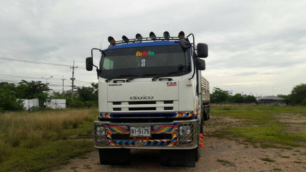 Isuzu 360 แรง ปี 57 แม่ลูกดัมพ์สหะกิจ ไมล์สองแสน พร้อมใช้งานค่ะ