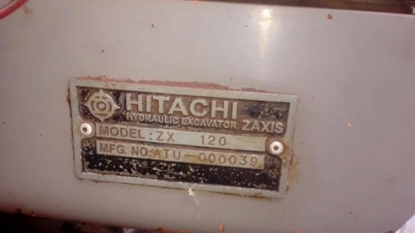 ขายด่วนแบคโฮ HITACHI ZX 120-1