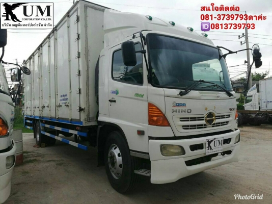 ขายค่ะ รถเข้าใหม่ Hino mega500 ปี55 รถหกล้อตู้สิบบาน ราคา1,250,000