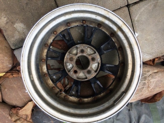 .ล้อกล้วยเก่าญี่ปุ่น rs 8 ขอบ 15 5รู 100 กว้าง6.5นิ้ว ออฟ34 วงเดียว