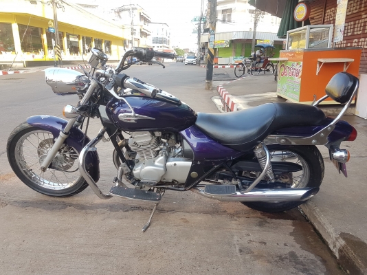 ขายครับ KAWASAKI BOSS175 สีเดิม ท่อแต่งคู่ ไฟหน้าแต่ง กันล้มหน้าหลัง แฮนกว้าง เครื่องดี แบตใหม่ ทะเบ