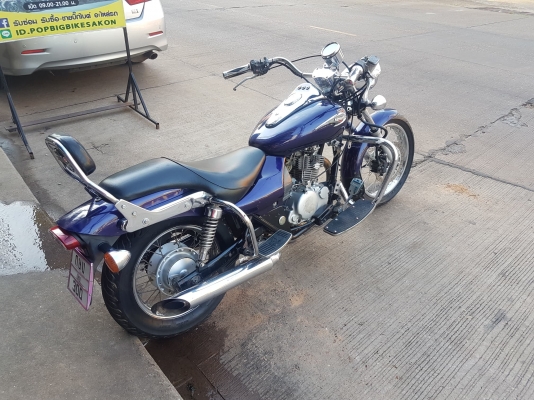 ขายครับ KAWASAKI BOSS175 สีเดิม ท่อแต่งคู่ ไฟหน้าแต่ง กันล้มหน้าหลัง แฮนกว้าง เครื่องดี แบตใหม่ ทะเบ