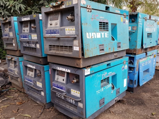 PDS50S - เครื่องปั๊มลม airman compressor ขนาด 7 บาร์ 50cfm. นำเข้าจากญี่ปุ่น by OEK 098-5625920