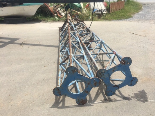 เสาเหล็กถัก อเนกประสงค์ ยาวรวม 8 เมตร