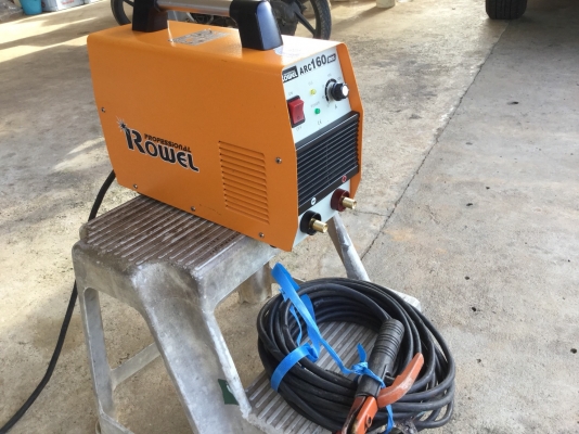 ขายตู้เชื่อมอินเวอเตอร์มือ2 ยี่ห้อ ROWEL รุ่น ARC160 พร้อมสายเชื่อม ใช้งานได้ปกติ เชื่อมงานหนักได้ เชื่อมได้ถึง 3.2 มิลไม่มีตัด