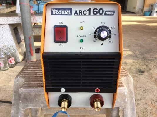 ขายตู้เชื่อมอินเวอเตอร์มือ2 ยี่ห้อ ROWEL รุ่น ARC160 พร้อมสายเชื่อม ใช้งานได้ปกติ เชื่อมงานหนักได้ เชื่อมได้ถึง 3.2 มิลไม่มีตัด