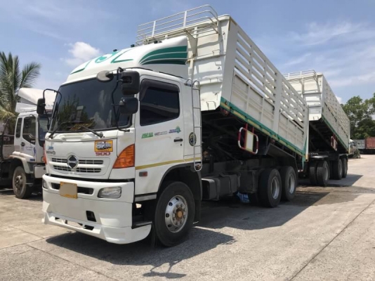 ขาย HINO 344 พ่วงแม่ลูก กระบะเหล็กคอกเกษตร รถปี 55 ราคา 2,550,000 บาท ต่อรองครับ