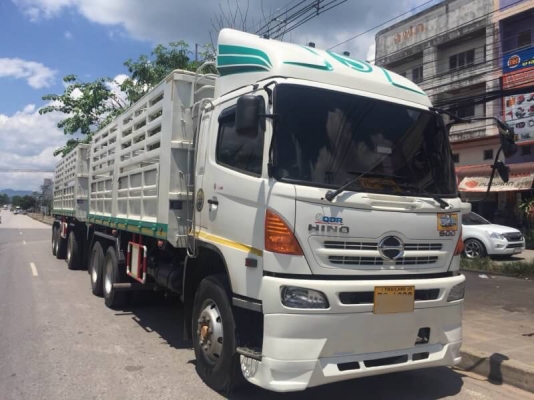ขาย HINO 344 พ่วงแม่ลูก กระบะเหล็กคอกเกษตร รถปี 55 ราคา 2,550,000 บาท ต่อรองครับ