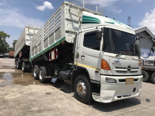 ขาย HINO 344 พ่วงแม่ลูก กระบะเหล็กคอกเกษตร รถปี 55 ราคา 2,550,000 บาท ต่อรองครับ