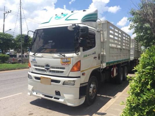 ขาย HINO 344 พ่วงแม่ลูก กระบะเหล็กคอกเกษตร รถปี 55 ราคา 2,550,000 บาท ต่อรองครับ