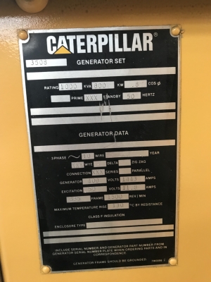 ขาย,cat3508 1000kva