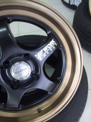 แม็กใหม่เอสวัน ขอบ 15 กว้าง 7 ราคา 7900 พร้อมยางใหม่ 12900 บาท