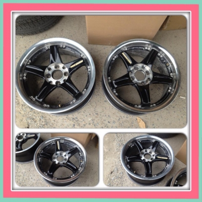 ขายแม็กมือ2 VOLK Racing ขอบ16 4รู100/114 ราคา 2,200 บาท ***มี 2 วง***