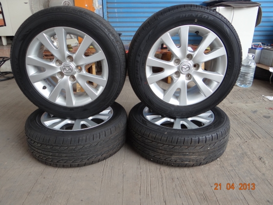 ขายล้อแม็กพร้องยาง MAZDA3 R16 ขายตามสภาพครับ
