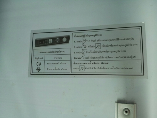 ตู้เเช่ น้ำ ร้านของชำ