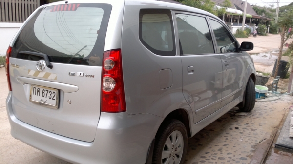 ขาย TOYOTA  AVANZA  1.5J  เบนซิน + LPG หัวฉีด