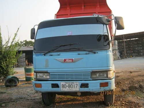 ขายรถบรรทุกหกล้อดั้มดินฮีโน่หัวสิงห์ไฮเทค KR300 เครื่อง HO7C