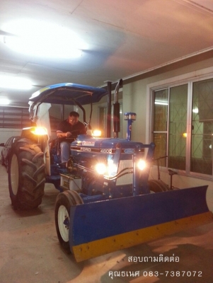 รถไถ FORD 4600 (ใหม่ไทย) ใบดันหน้าใหม่ ผานหลัง 6 ของใหม่ สภาพใหม่ พวงมาลัยพาวเวอร์ ยางหลังใหญ่