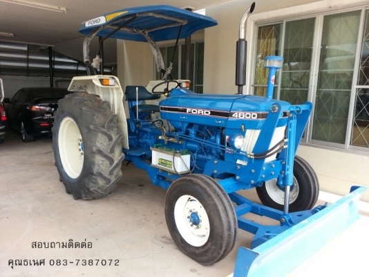 รถไถ FORD 4600 (ใหม่ไทย) ใบดันหน้าใหม่ ผานหลัง 6 ของใหม่ สภาพใหม่ พวงมาลัยพาวเวอร์ ยางหลังใหญ่