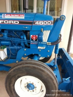รถไถ FORD 4600 (ใหม่ไทย) ใบดันหน้าใหม่ ผานหลัง 6 ของใหม่ สภาพใหม่ พวงมาลัยพาวเวอร์ ยางหลังใหญ่