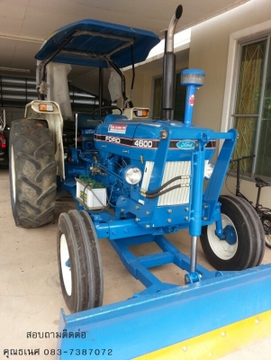 รถไถ FORD 4600 (ใหม่ไทย) ใบดันหน้าใหม่ ผานหลัง 6 ของใหม่ สภาพใหม่ พวงมาลัยพาวเวอร์ ยางหลังใหญ่