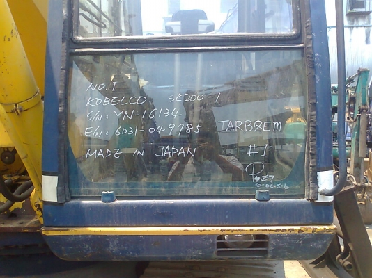 ขายด่วน..รถแบคโฮ KOBELCO SK200 M3 YN 16134 เครื่องดี ปั้มดี รถสวยสดตลอดคัน พร้อมใช้ เก่าญี่ปุ่นแท้ มีใบอินวอยล์.