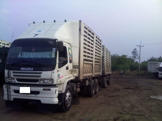 ขายด่วน Isuzu Deca Euro2 (270 hp.) ปี 49 มีทั้งหมด 5 พ่วงครับ กระบะสามมิตรลอนเฉียง ไม่ดั้ม