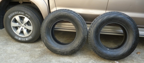 ขายยาง Yokohama 265/70 R16 2 เส้น