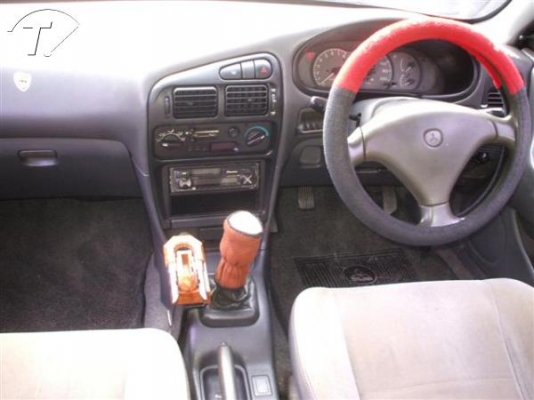 ขายอีคาร์ ปี93 สีแดง เกียร์ธรรมดา 1.5GLX สวยๆ สภาพดี 56000