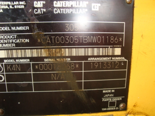 เก่านอกแท้ ค่ะ รถขุด Caterpillar 305CR จากญี่ปุ่น สภาพสวยพร้อมใช้งานแน่นอน สนใจโทรเลยค่ะ 087-3310254 เจี๊ยบค่ะ เก่านอกแท้ ค่ะ รถขุด Caterpillar 305CR จากญี่ปุ่น สภาพสวยพร้อมใช้งานแน่นอน สนใจโทรเลยค่ะ 087-3310254 เจี๊ยบค่ะ