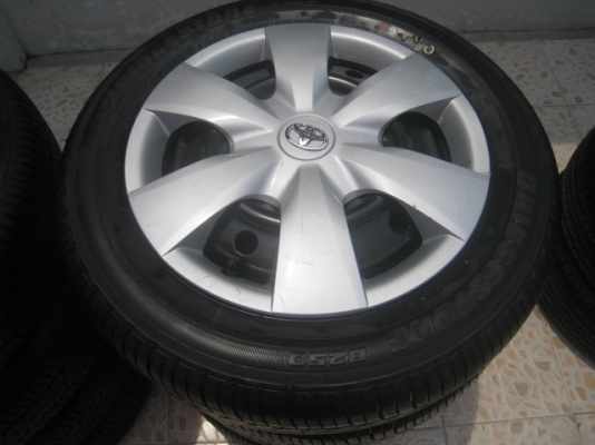 ขายกะทะล้อ suzuki swif ขอบ15 4รู100 +ยางปี12และ13 มี4ชุด(081-3747940)