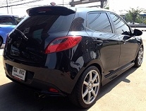 Mazda 2 รุ่น TOPสุด สีดำ สวยเว่อ เว่อ