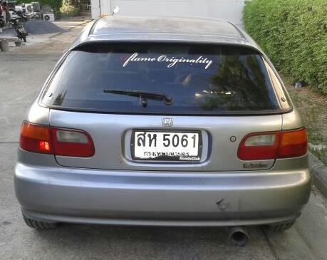 ขายตัดด่วน..Civic3Doorยอดนิยมติดแก๊สLPGเกียร์Autoกระจกไฟฟ้าโช๊คแต่งซิ่งแม็ก16"ท่อNitto