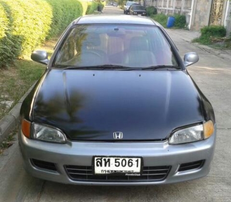 ขายตัดด่วน..Civic3Doorยอดนิยมติดแก๊สLPGเกียร์Autoกระจกไฟฟ้าโช๊คแต่งซิ่งแม็ก16"ท่อNitto