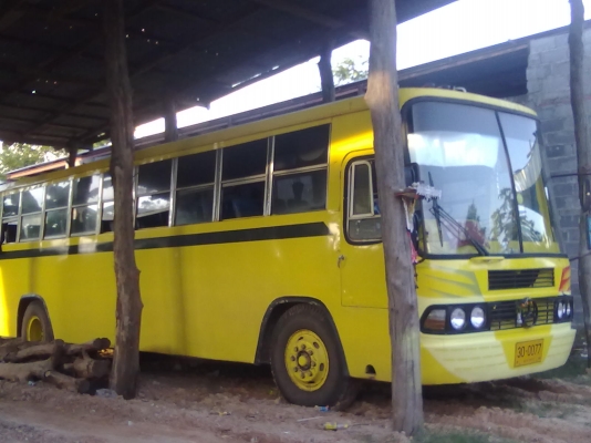 ขายรถบัส รับ-ส่งนักเรียน 12 เมตร 58 ที่นั่ง รถพัดลม สภาพพร้อมใช้งาน