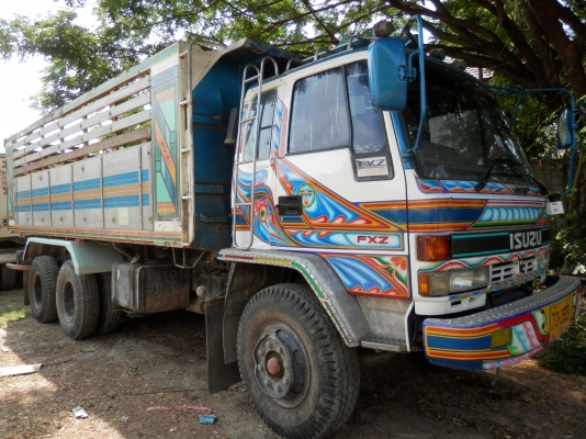10ล้อดั้มISUZU ROCK240F เครื่องP11(320แรงม้า)มีระบบลากลูก