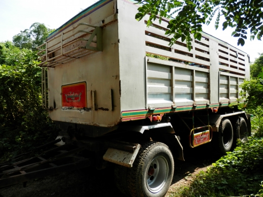 ลูกพ่วงดั้ม3คาน  ถุงลมยกล้อใด้ ลงเล่มแล้วยาว6เมตร