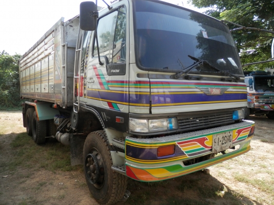 10ล้อดั้ม HINO FM3M ปี38 ดั้มมิเนียม มีระบบลากลูก ยาง90\%