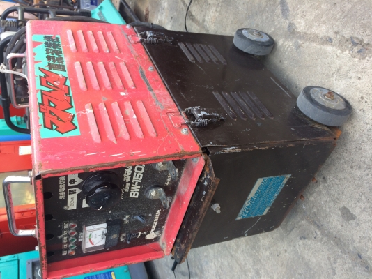 ขายตู้เชื่อมพร้อมปั่นไฟ ใช้แบตเตอรี่เชื่อมได้3.2มิล