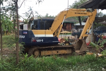 ขายรถแม็คโคร KOMATSU PC100-5 ใบแทร็ก80 สภาพสวยพร้อมใช้งาน เครื่องดีช่วงล่างดี เอวไม่หลวม ราคาต่อรองคุยกันได้