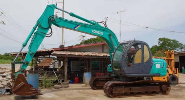 ขายด่วนรถแบคโฮKOBELCO-SK120MARK5มาร์ไฟร์ระบบลายหัวกะแทกรถนอกเพิ่งนำเข้ามายังไม่เคยใช้งานในเมืองไทยเลย