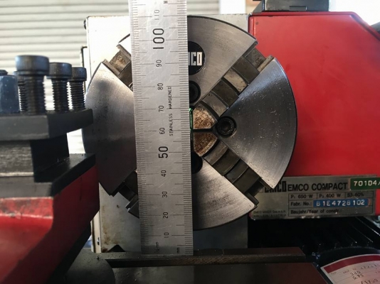 ขายครับขายเครื่องกลึง emco compact 10 จากออสเตรีย สภาพเก่าเก็บ ขายราคาเท่ากับ ของใหม่จีน ใครให้สูงกว่า 48000 เอาต้นฉบับของเครื่องตลาดในปจุบันไปเลย 0814583376 เอก ปทุม -หัวจับ 4" สี่จับ แบบฟันพร้อม -รูผ่านคอ 20 mm.  -ท้ายแท่น mt. 2 -ระยะswing over cro