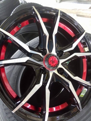 แม็กใหม่ขอบ 15 ราคา 7900 พร้อมยางใหม่ไทย 12900 บาท