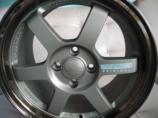 แม็กใหม่ลายใหม่ te37 ขอบ 15 เลเซอร์ก้าน สี่วง 7900 บาท