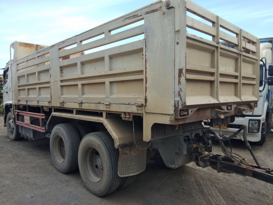 HINO 380 แรง ปี 55(ดั้มพ์) พ่วงแม่ลูก
