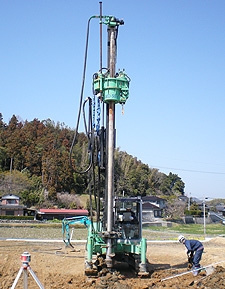 รถเจาะเสาเข็ม / cement column  KENCHO รุ่น MD60 นำเข้าจากญี่ปุ่น สวย ๆ ครับ